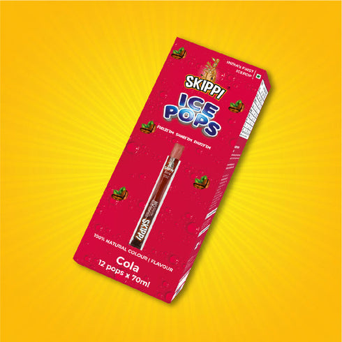 Skippi Ice Pops Cola Flavor Skippi Natural Ice Pop